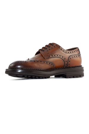 Stringata Derby in pelle marrone GREEN GEORGE | 2011121